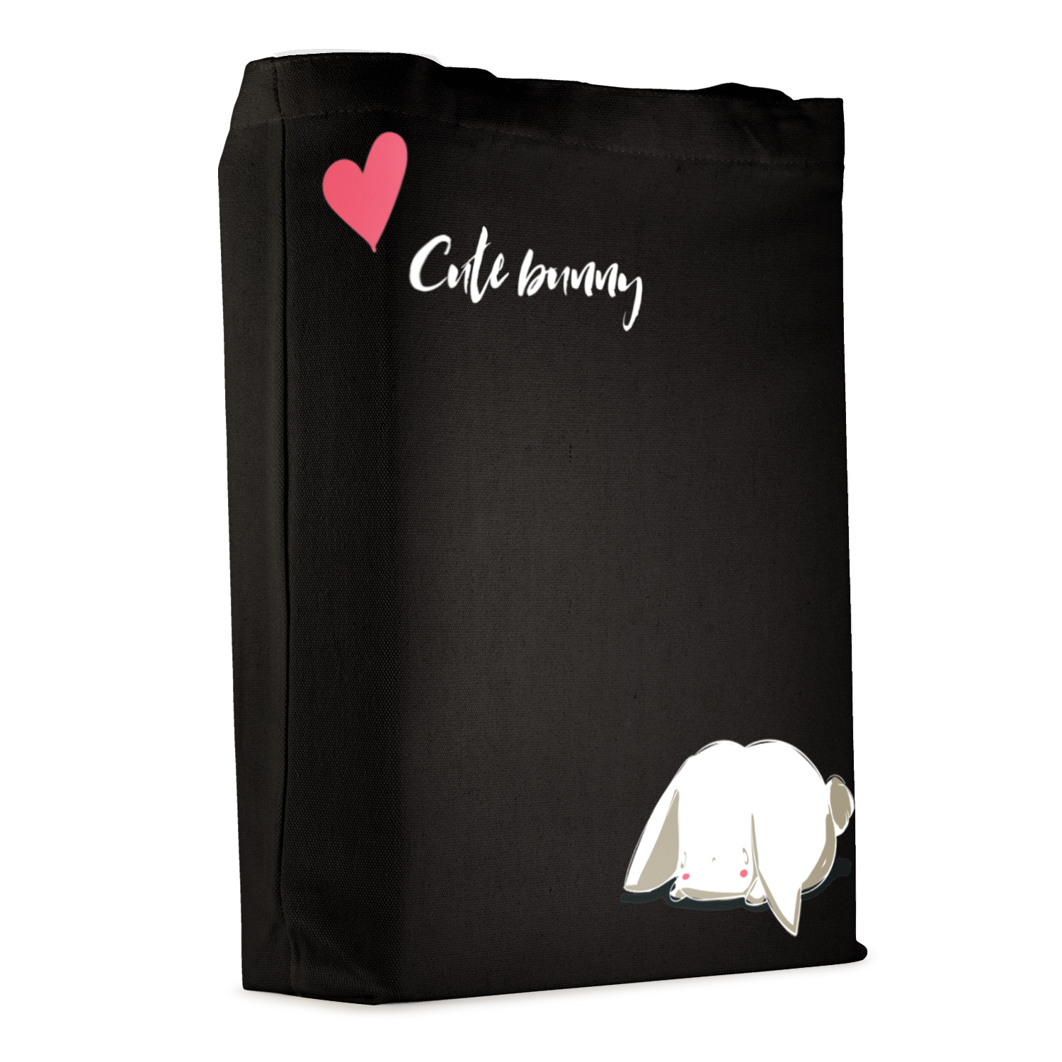 СУМКА-ШОППЕР BLACK "CUTE BUNNY" 34х36 см