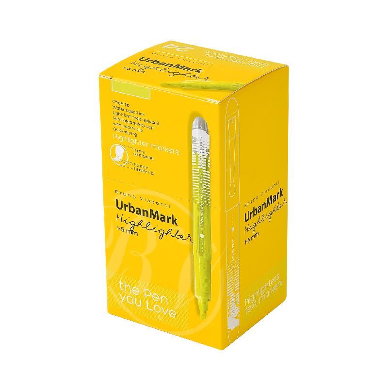 ТЕКСТОВЫДЕЛИТЕЛЬ "Urban Highlighter" ЖЕЛТЫЙ