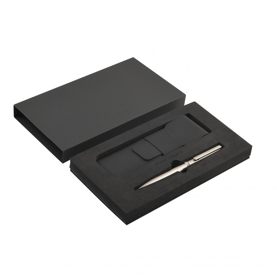 картинка Ручка шариковая автоматическая BrunoVisconti® "BOSTON" цвет корпуса шампань 0.7 мм, синий Арт. 20-0358-16 от бренда Bruno Visconti