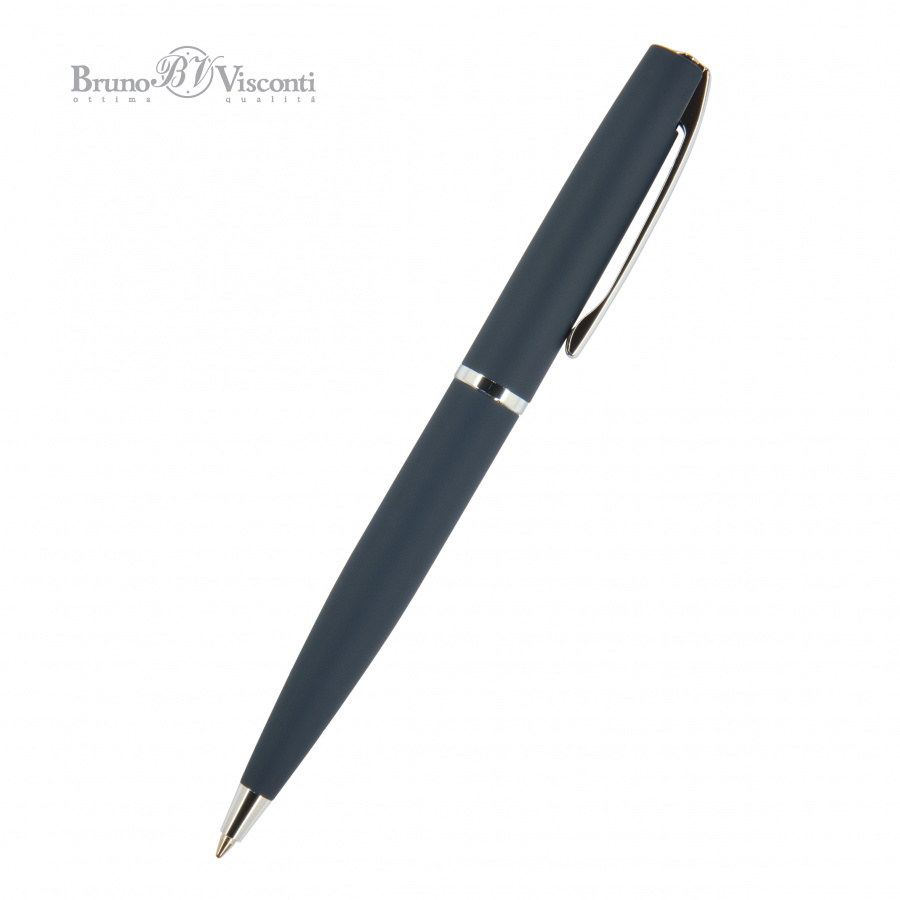 картинка Ручка шариковая автоматическая BrunoVisconti® "SIENNA" цвет корпуса синий 1 мм Арт. 20-0222 от бренда Bruno Visconti
