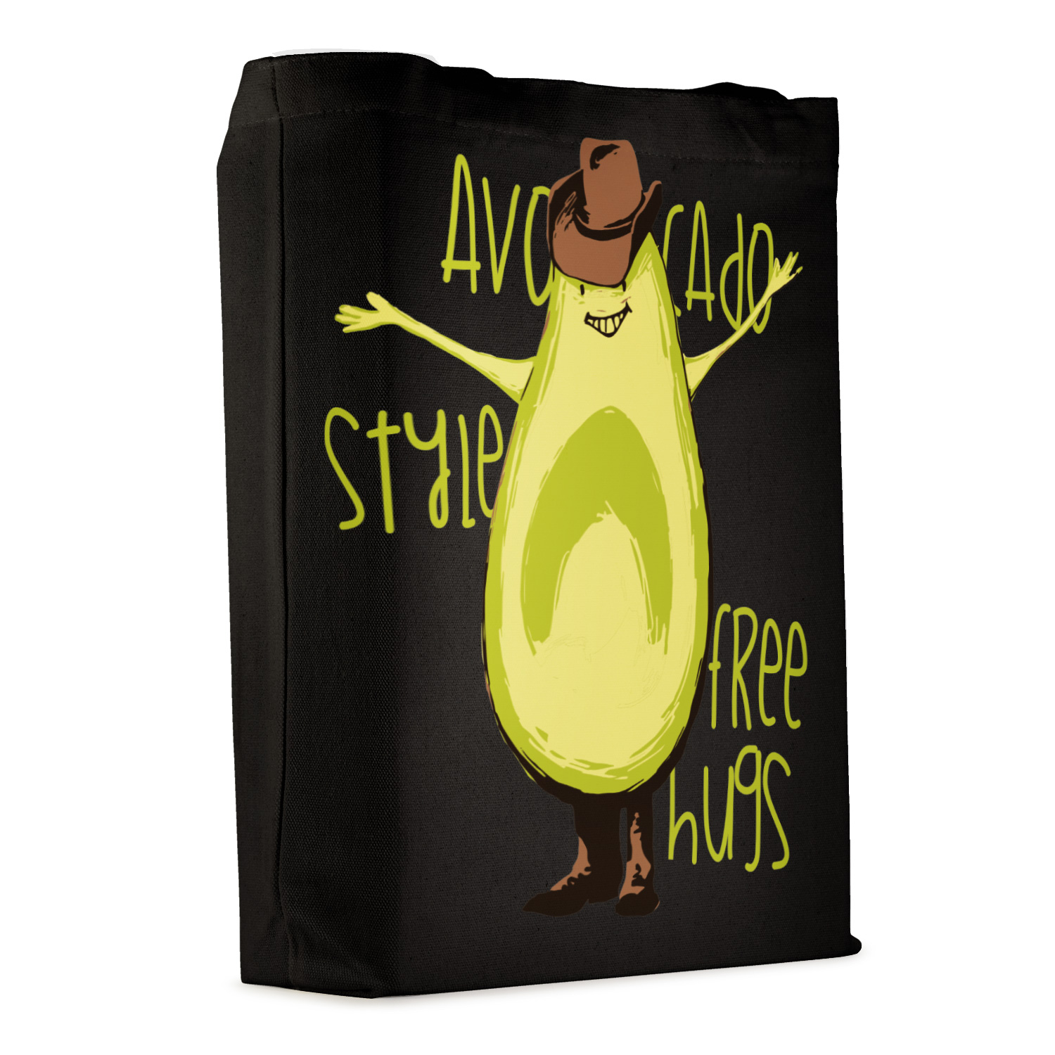 СУМКА-ШОППЕР BLACK "AVOCADO STYLE" 34х36 см