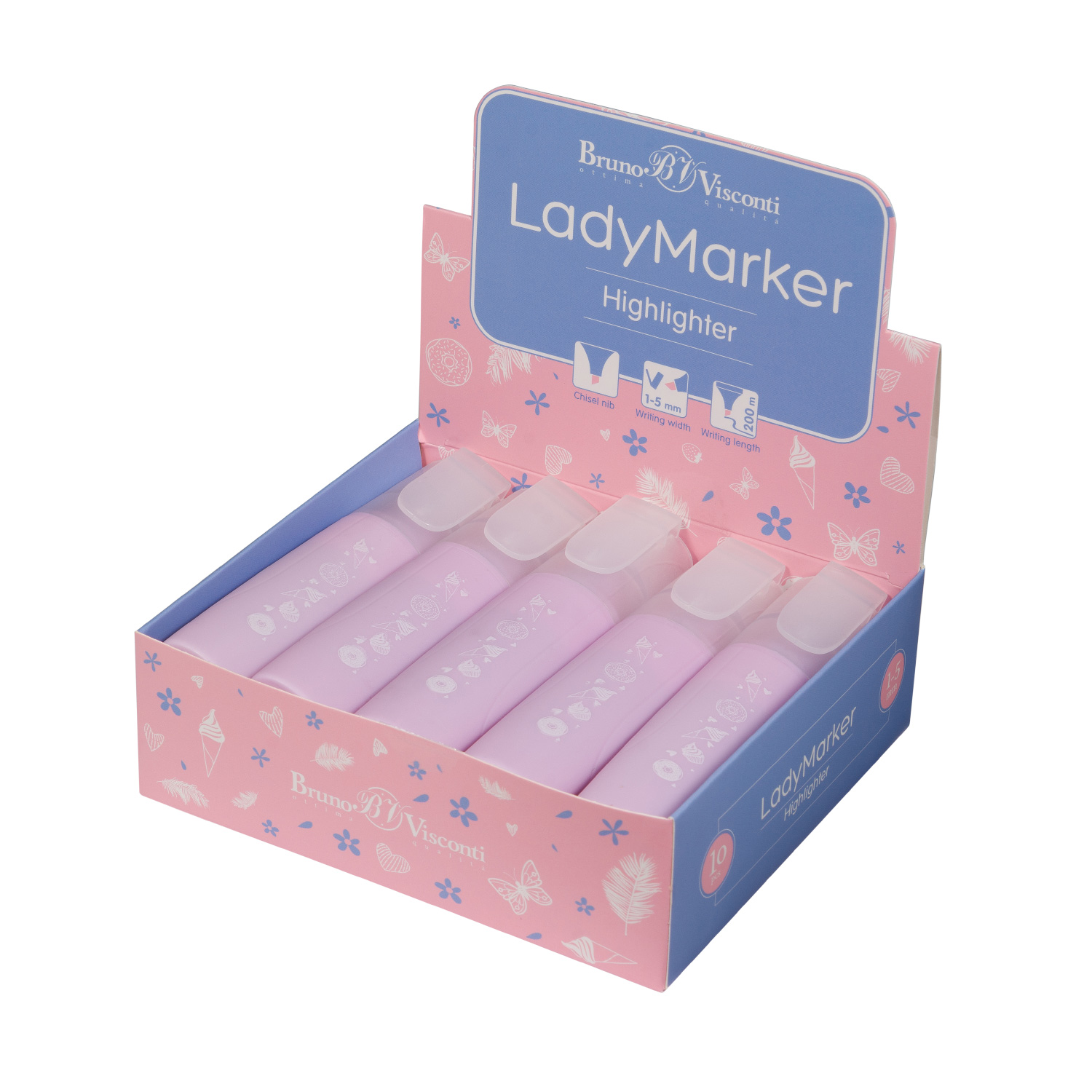 ТЕКСТОВЫДЕЛИТЕЛЬ "LadyMarker" НЕЖНО-СИРЕНЕВЫЙ