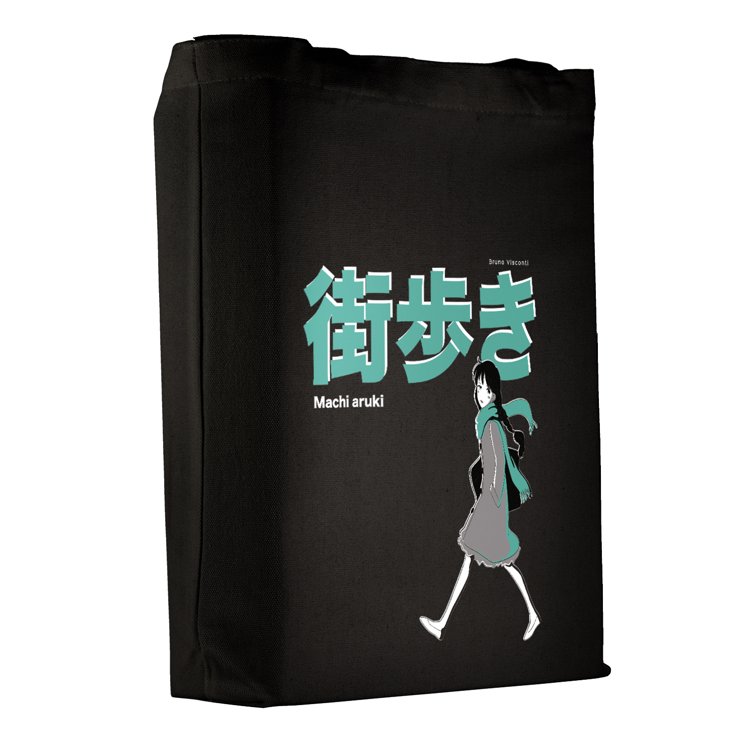 СУМКА-ШОППЕР BLACK "MANGA ANIME.CITY" 34х36 см
