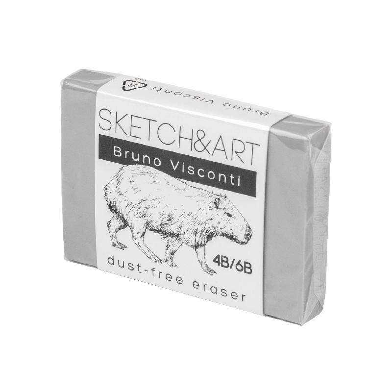 ЛАСТИК ХУДОЖЕСТВЕННЫЙ "SKETCH&ART" 4B/6B, СЕРЫЙ