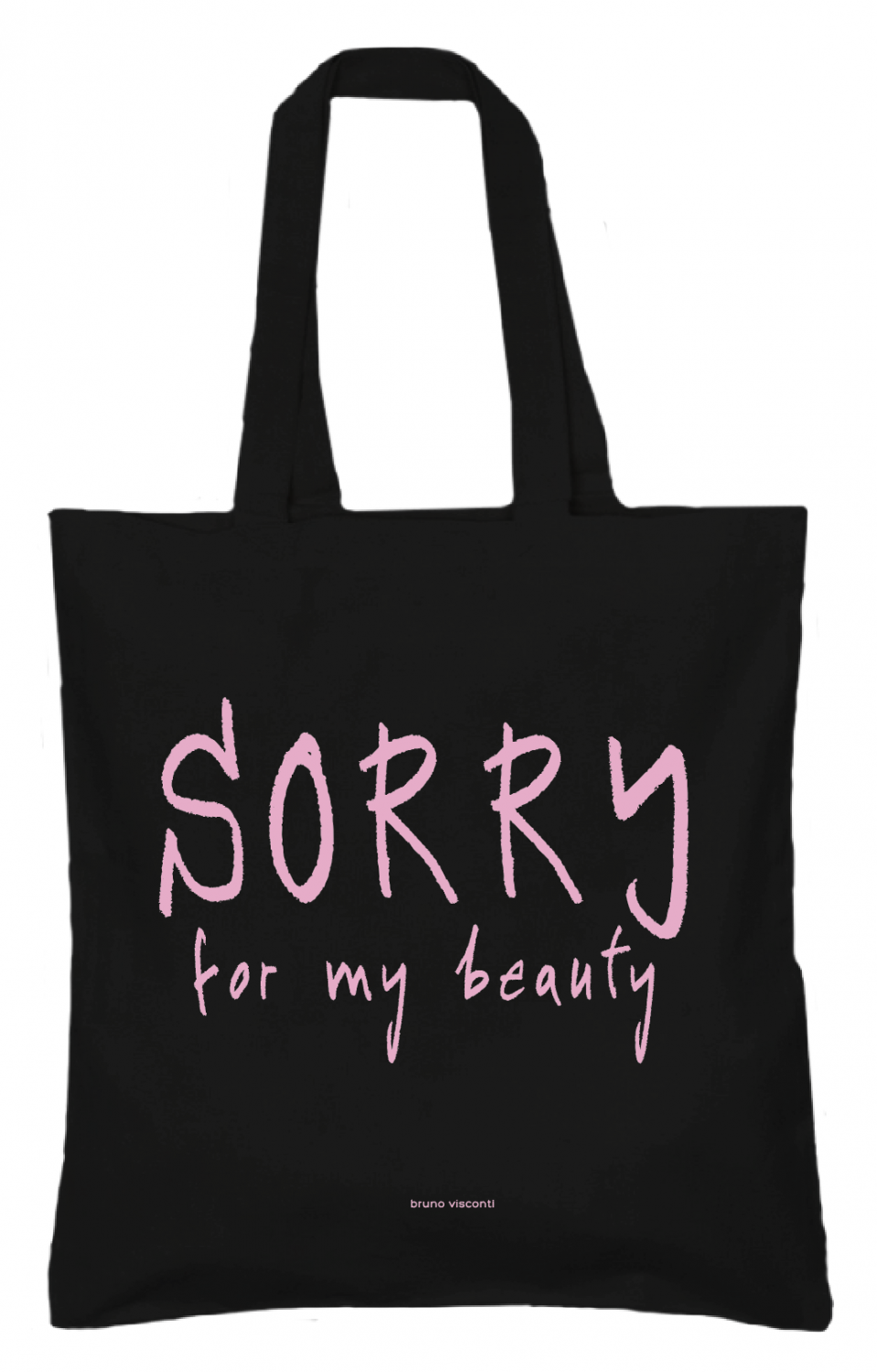 СУМКА-ШОППЕР BLACK "SORRY" 34х36 см