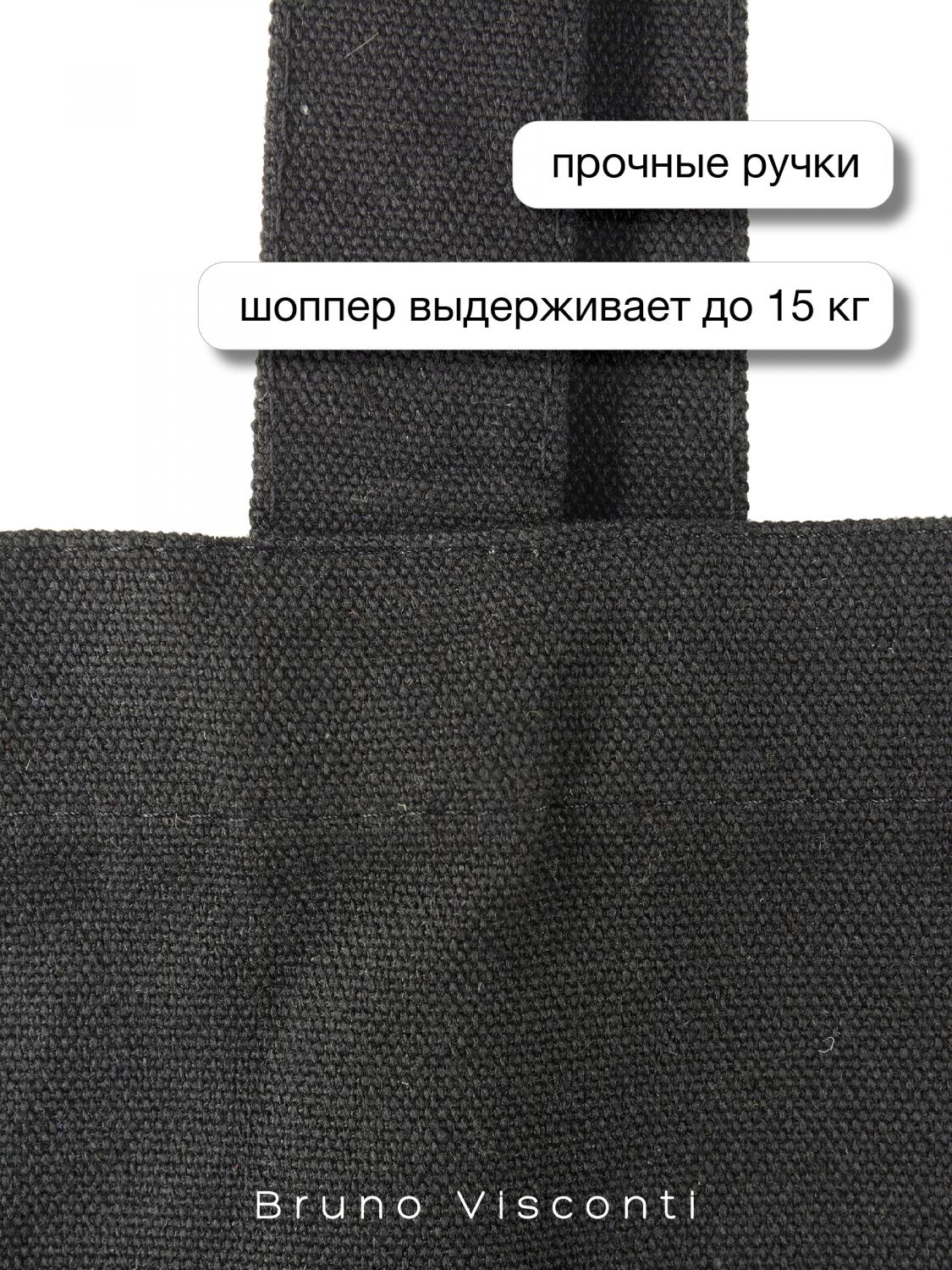 СУМКА-ШОППЕР BLACK "MY REFRESH" 34х36 см