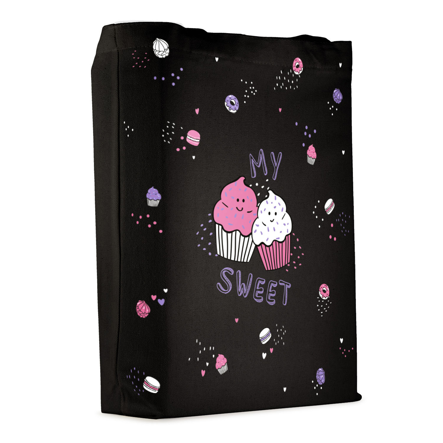 СУМКА-ШОППЕР BLACK "MY SWEET" 34х36 см