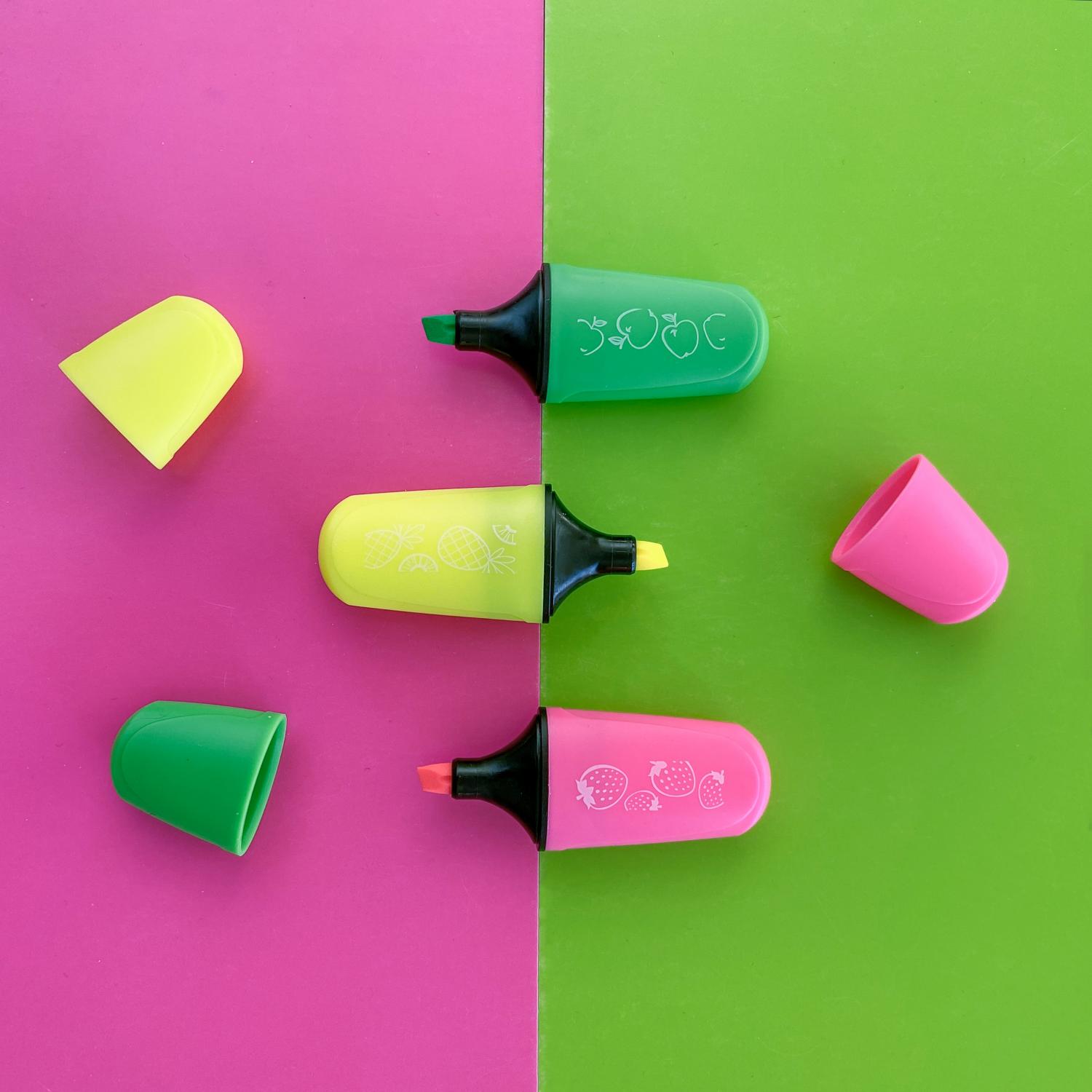 ТЕКСТОВЫДЕЛИТЕЛЬ "LadyMarker Mini", ЖЕЛТЫЙ/ЗЕЛЕНЫЙ/РОЗОВЫЙ/ОРАНЖЕВЫЙ В ДИСПЛЕЕ