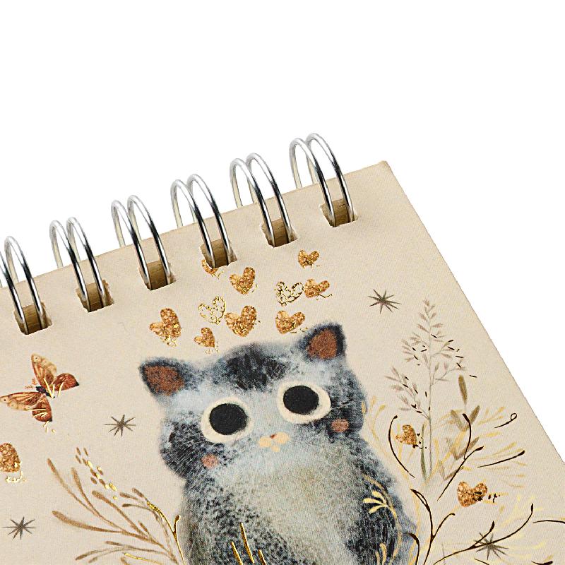 "POCKET JOURNAL" 70 Х 70 ММ, 60 Л, НА ГРЕБНЕ "ПРОСТО ЛЮБОВЬ"