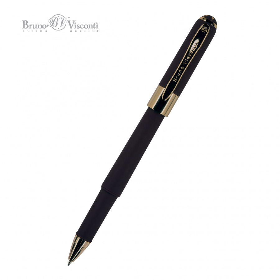 картинка Ручка шариковая BrunoVisconti® "MONACO" цвет корпуса коричневый 0.5 мм, в тубе Арт. 20-0125/05 от бренда Bruno Visconti