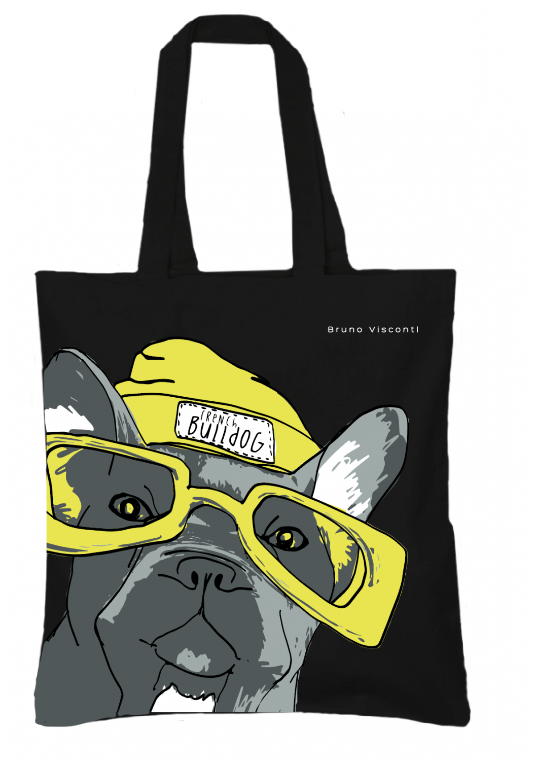 СУМКА-ШОППЕР BLACK "ПСЫ НА СТИЛЕ" 34х36 см