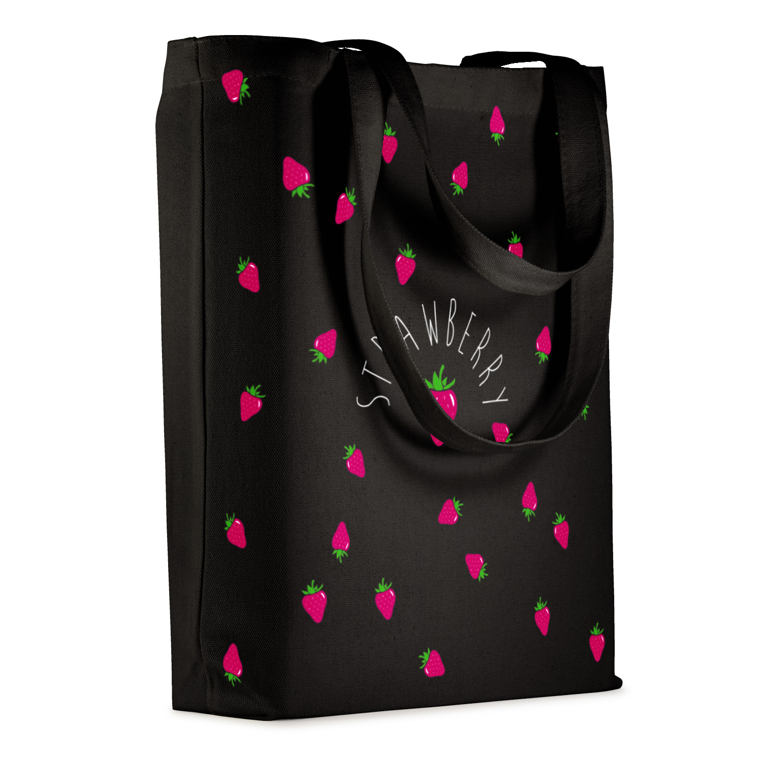 СУМКА-ШОППЕР BLACK "FRUIT RAIN" 34х36 см
