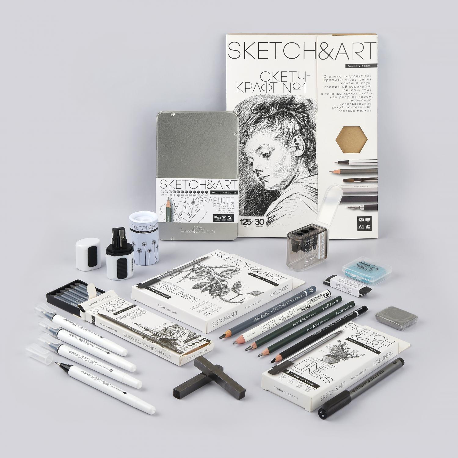 ТОЧИЛКА С 2 КОНТЕЙНЕРАМИ, 3 ОТВЕРСТИЯ "SKETCH&ART"