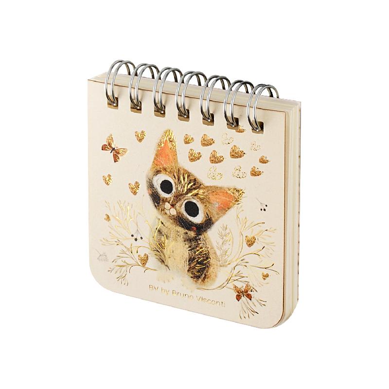 "POCKET JOURNAL" 70 Х 70 ММ, 60 Л, НА ГРЕБНЕ "ПРОСТО ЛЮБОВЬ"