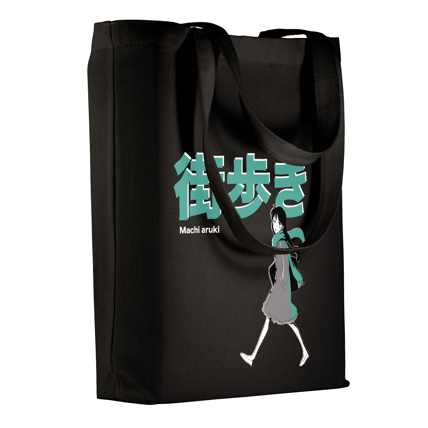 СУМКА-ШОППЕР BLACK "MANGA ANIME.CITY" 34х36 см
