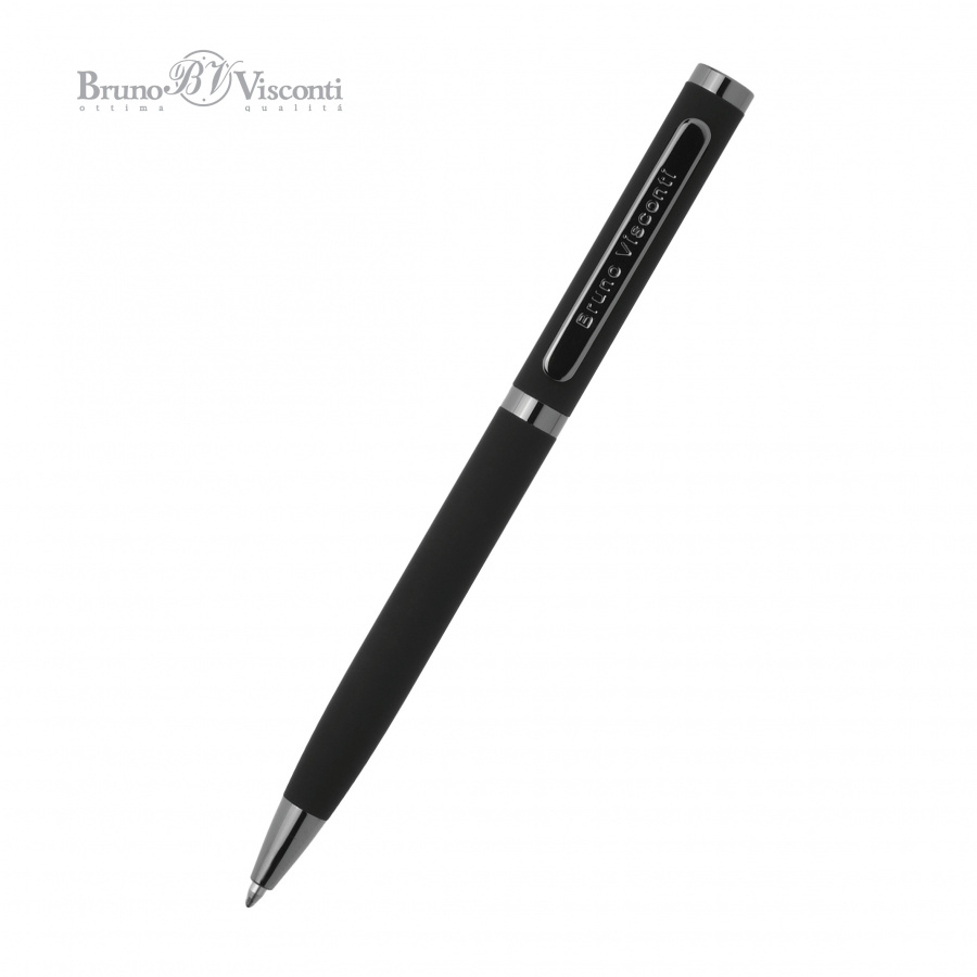 картинка Ручка шариковая автоматическая BrunoVisconti® "FIRENZE" цвет корпуса оранжевый 1 мм Арт. 20-0410 от бренда Bruno Visconti