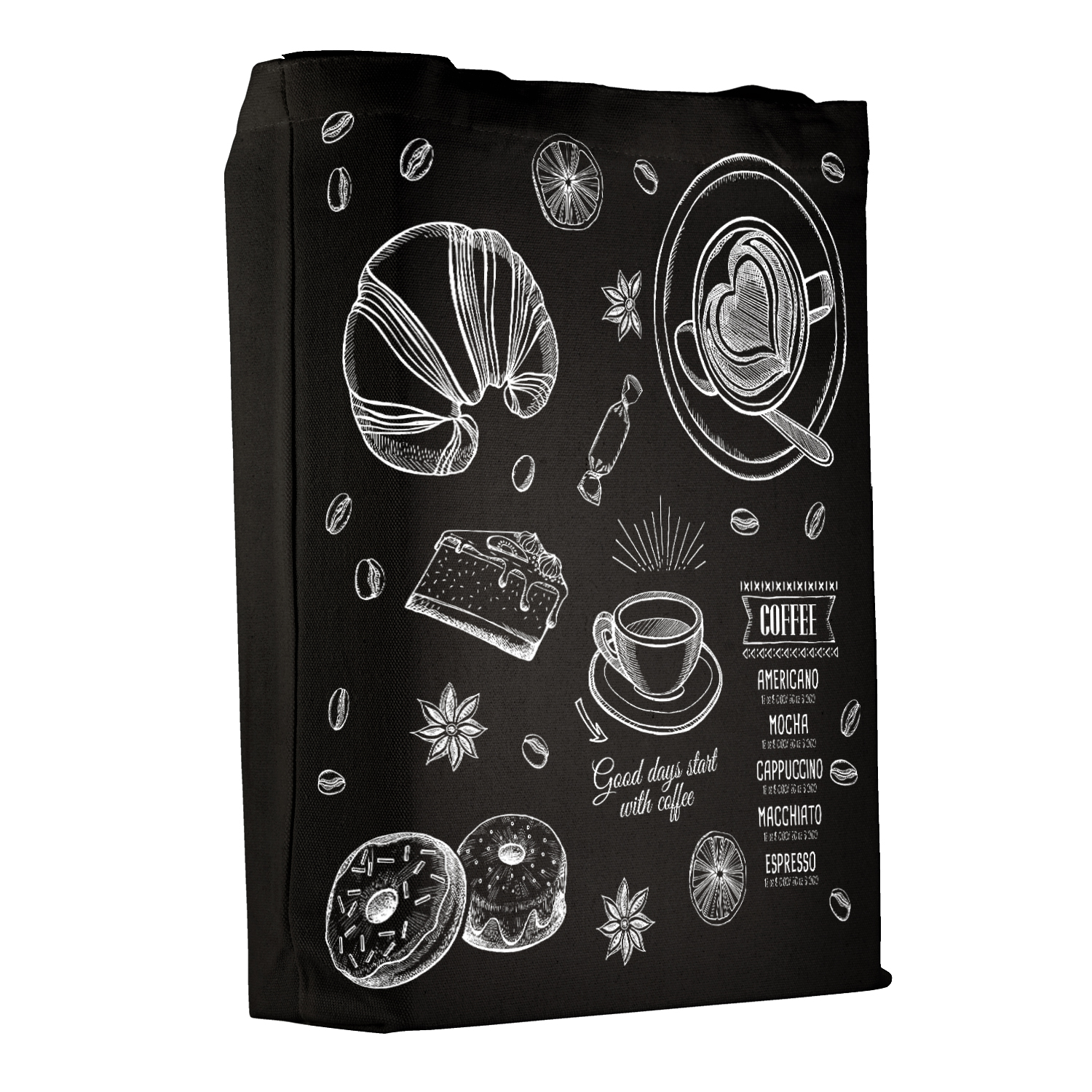 СУМКА-ШОППЕР BLACK "Caffè nero" 34х36 см