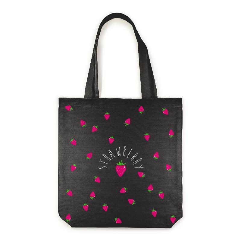 СУМКА-ШОППЕР BLACK "FRUIT RAIN" 34х36 см