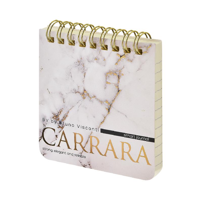 "POCKET JOURNAL" 90 х 90 ММ, 60 Л,  НА ГРЕБНЕ "КАРРАРА"