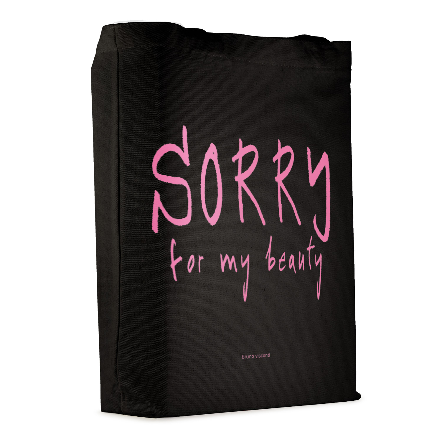 СУМКА-ШОППЕР BLACK "SORRY" 34х36 см