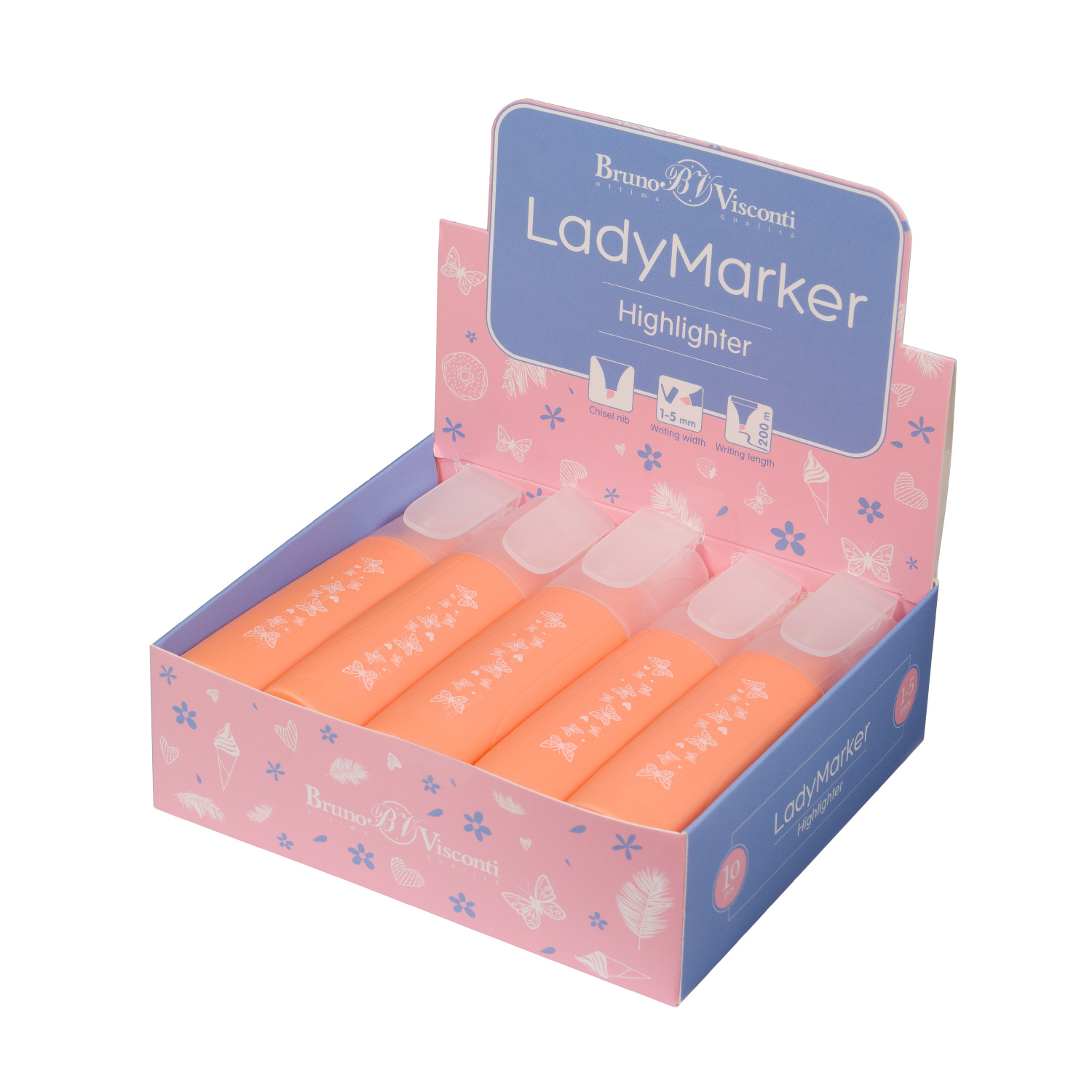 ТЕКСТОВЫДЕЛИТЕЛЬ "LadyMarker" ПЕРСИКОВЫЙ