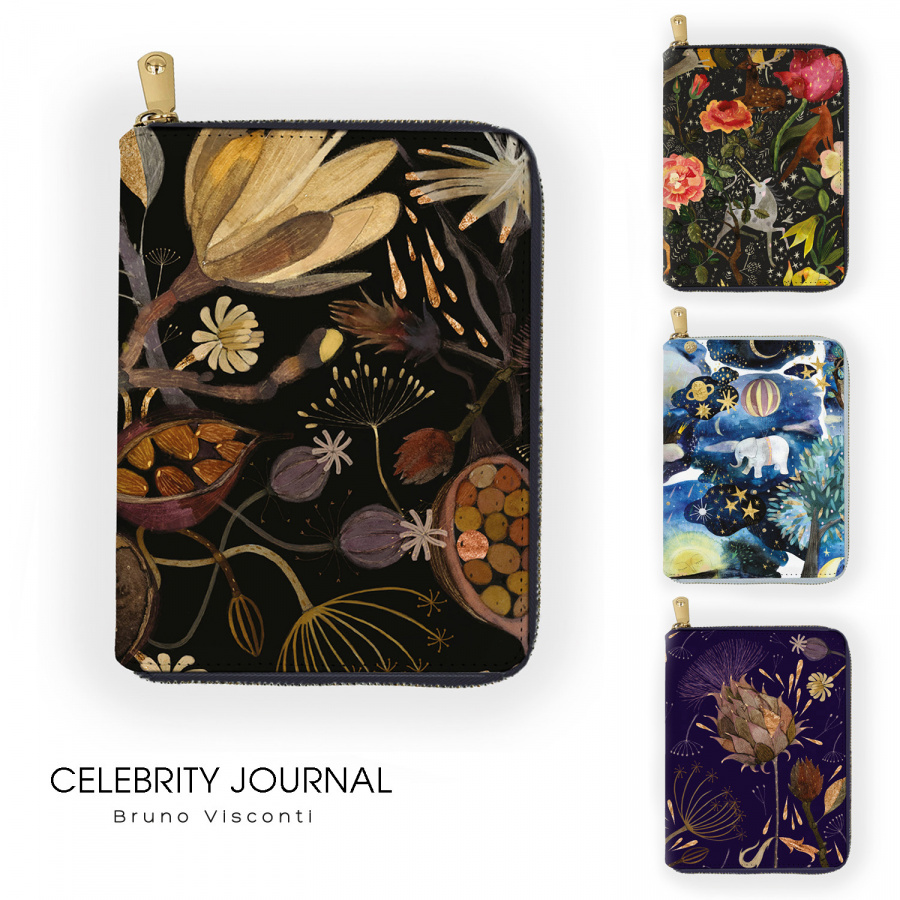 картинка Ежедневник BrunoVisconti® "CELEBRITY JOURNAL" А5 (140 х 190 мм), мультиколор 200 стр. Арт. 3-602 обложка в ассортименте от бренда Bruno Visconti