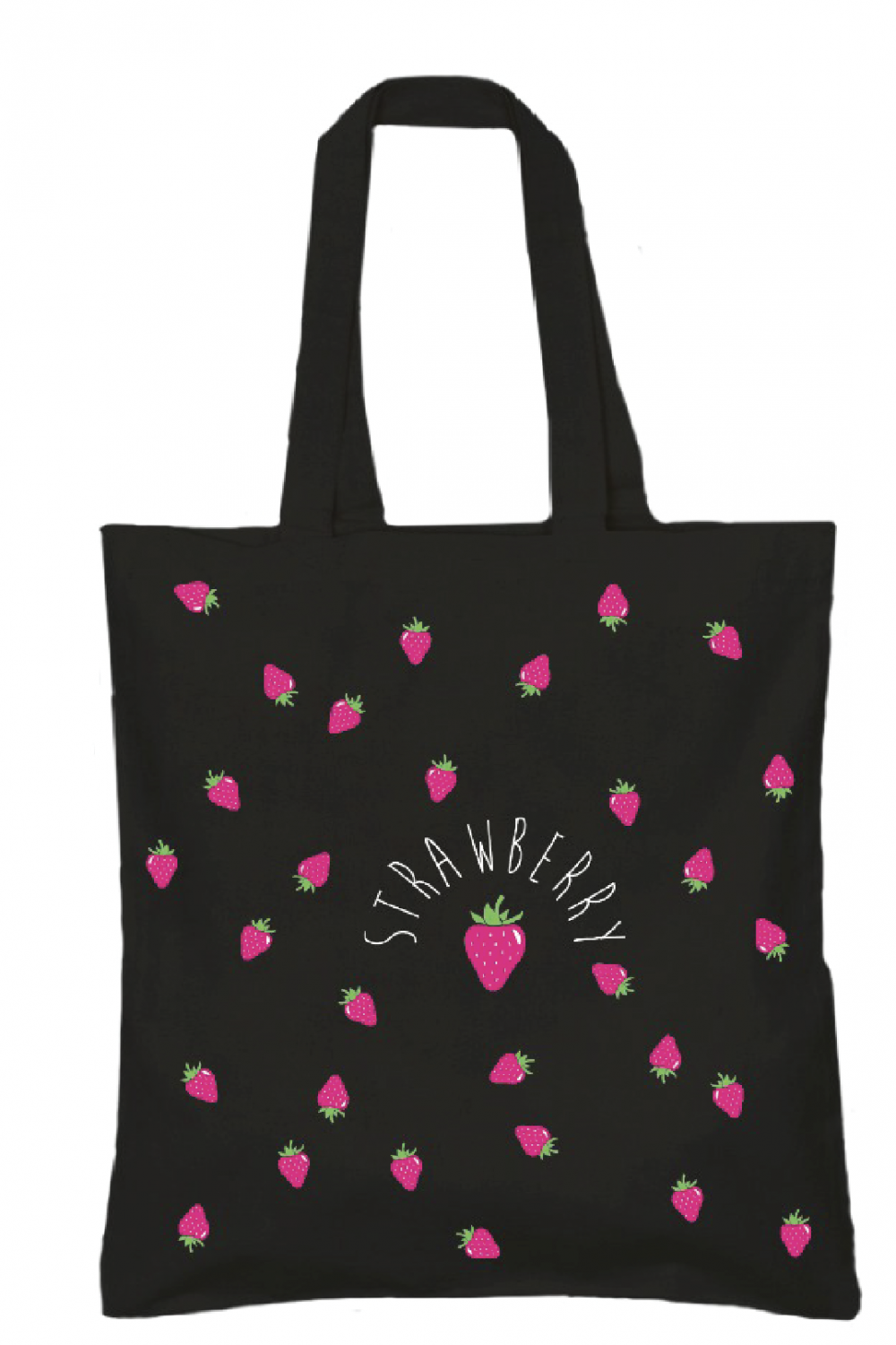 СУМКА-ШОППЕР BLACK "FRUIT RAIN" 34х36 см