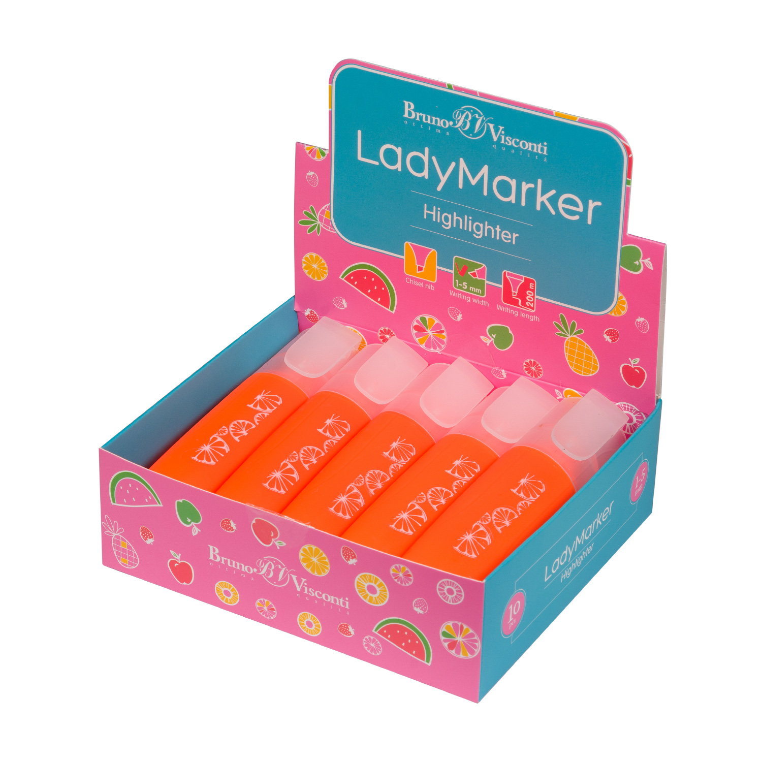ТЕКСТОВЫДЕЛИТЕЛЬ "LadyMarker" ОРАНЖЕВЫЙ