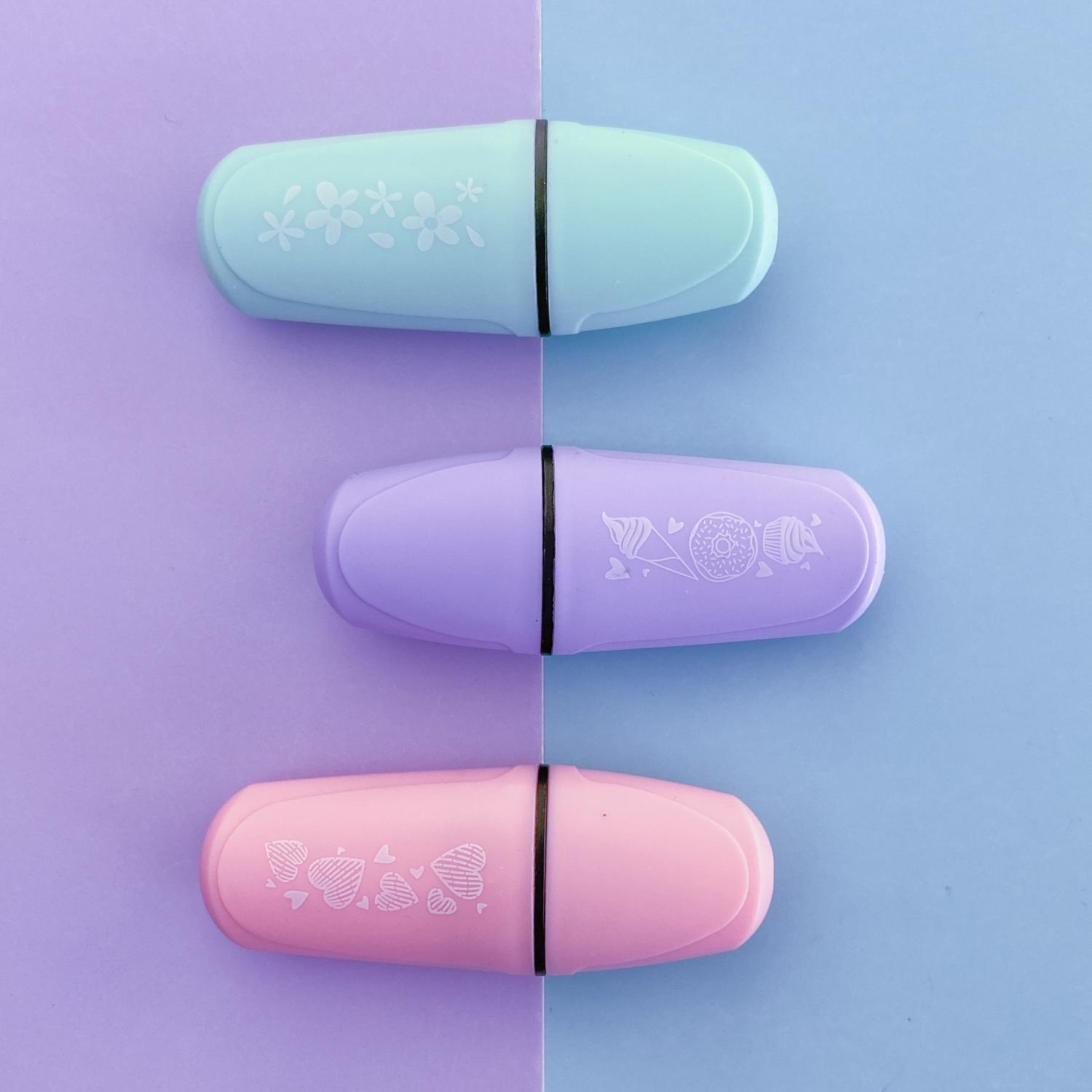 ТЕКСТОВЫДЕЛИТЕЛЬ "LadyMarker Mini", МЯТНЫЙ/РОЗОВЫЙ/СИРЕНЕВЫЙ В ДИСПЛЕЕ