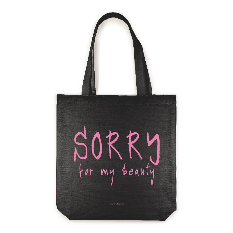 СУМКА-ШОППЕР BLACK "SORRY" 34х36 см