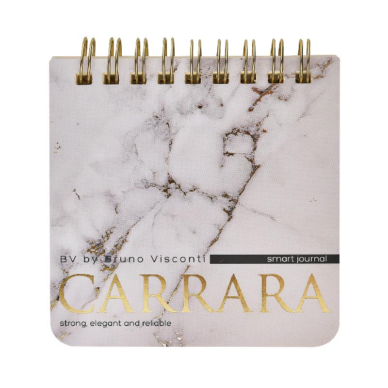 "POCKET JOURNAL" 90 х 90 ММ, 60 Л,  НА ГРЕБНЕ "КАРРАРА"