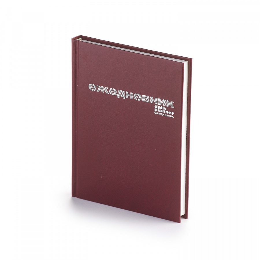 картинка Ежедневник Альт недатированный А6 (110 х 146 мм), бордовый, 256 стр. "БУМВИНИЛ" Арт. 3-030/1 от бренда Bruno Visconti