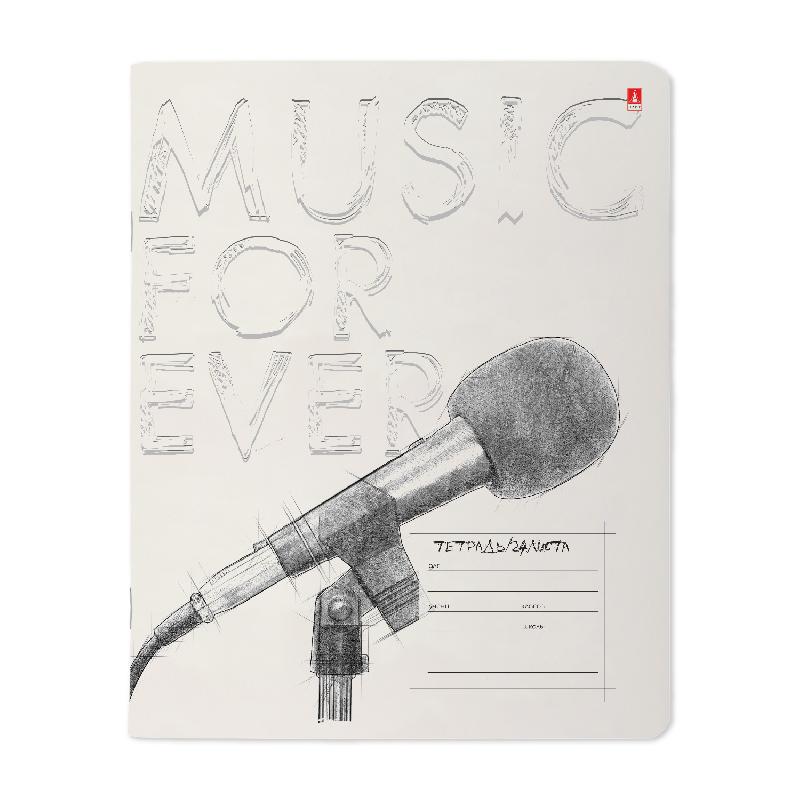 ТЕТРАДЬ 24Л. КЛ. "MUSIC. BLACK&WHITE"