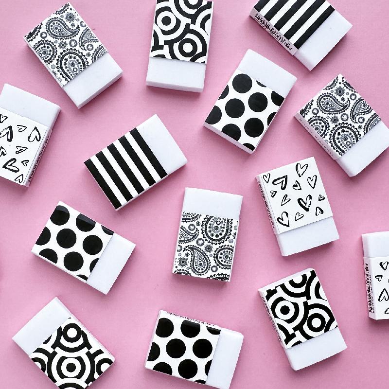 ЛАСТИК "ArtGraphix.Black&White" СУПЕРМЯГКИЙ, белый, 5 видов