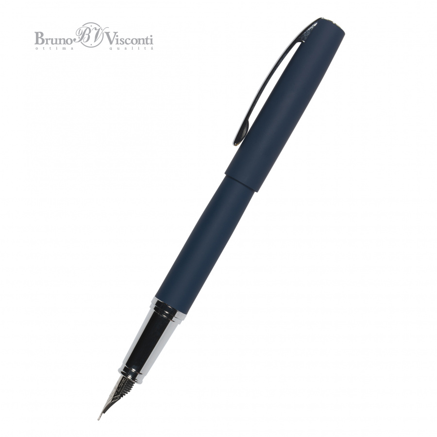 картинка Ручка перьевая BrunoVisconti® "SIENNA" цвет корпуса синий 0.7 мм Арт. 20-0344 от бренда Bruno Visconti