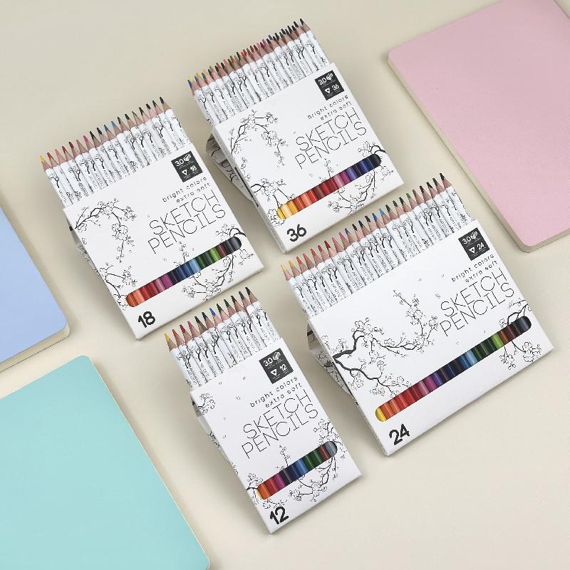 СКЕТЧ КАРАНДАШИ ЦВЕТНЫЕ "SKETCH&ART", 12 ЦВ.