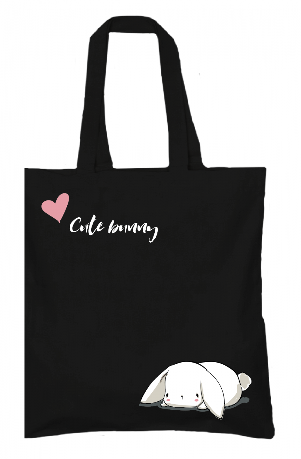 СУМКА-ШОППЕР BLACK "CUTE BUNNY" 34х36 см
